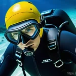 Home 2 스쿠버다이빙 준비물 - **Image Prompt 1: The Smart Submarine Co-Pilot**
A highly detailed, vibrant, realistic underwate...