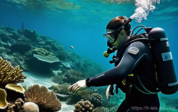 스쿠버다이빙 준비물 - **Image Prompt 2: Redefined Comfort and Performance Wetsuit**
    A stunning, dynamic studio shot of...